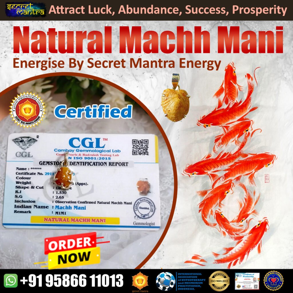 Machh mani pendant