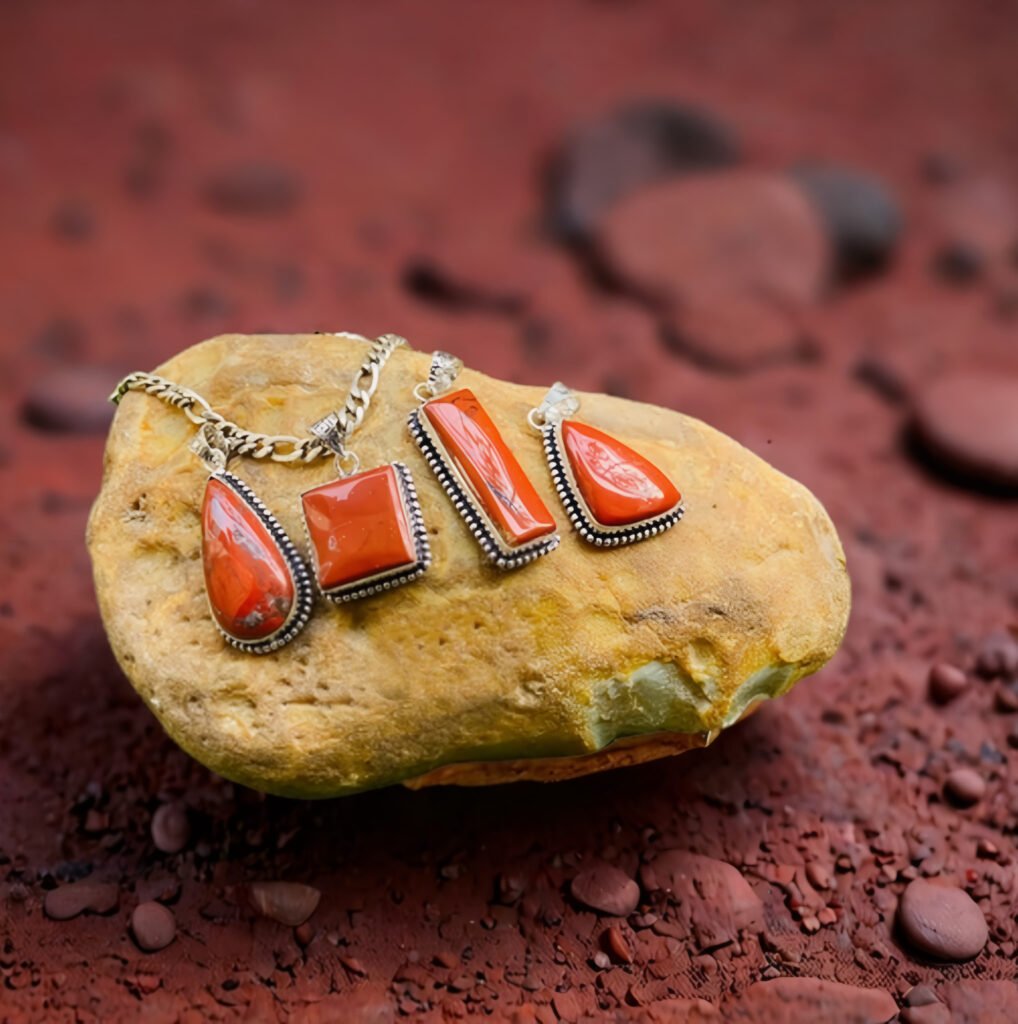 Red jasper pendant
