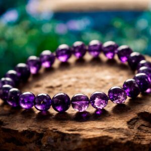 Amethyst bracelet