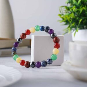 seven chakra crystal bracelet