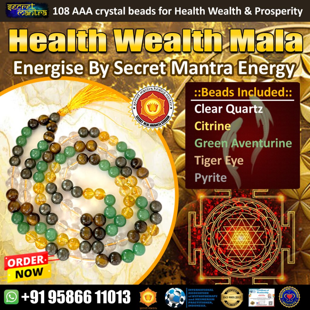secret mantra hypnotism and magnetism energized crystal for healing and therapy