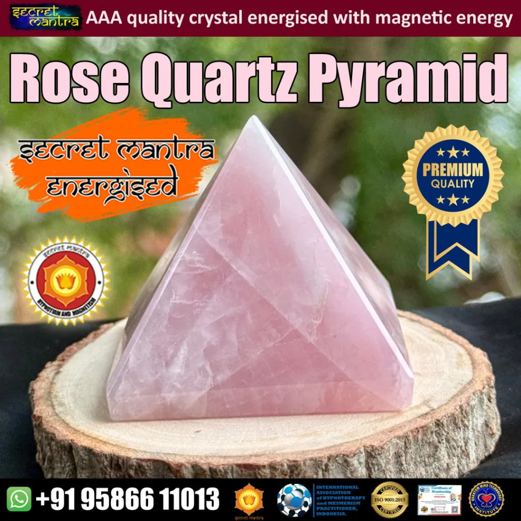 rose quartz pyramid