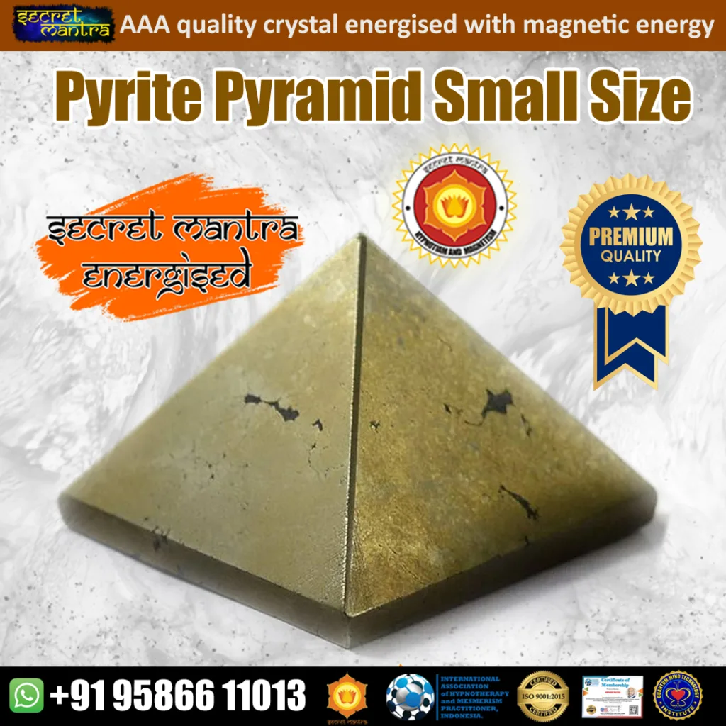 pyrite pyramid small size