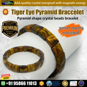 tiger eye pyramid bracelet