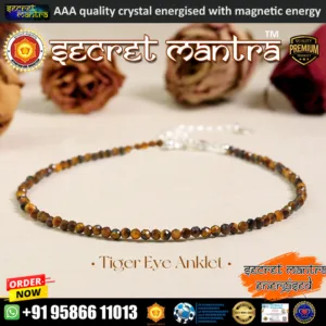 secret mantra Tiger eye anklet