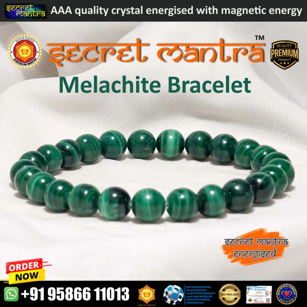 malachite bracelet secret mantra energized