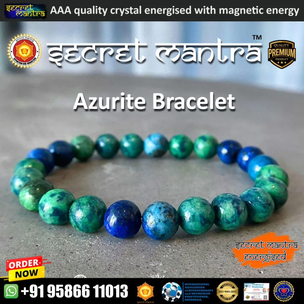 azurite bracelet secret mantra energised