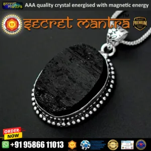 black tourmaline pendant