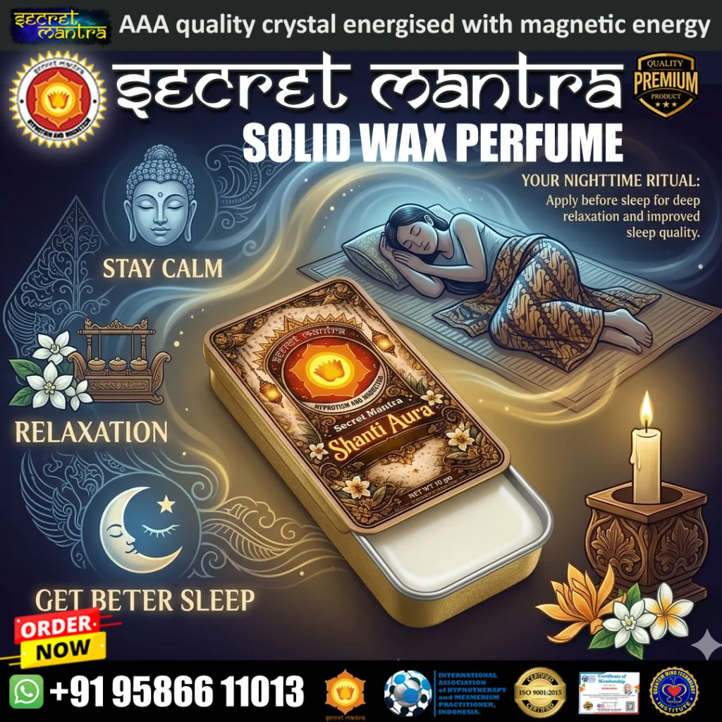 Secret mantra solid wax perfume