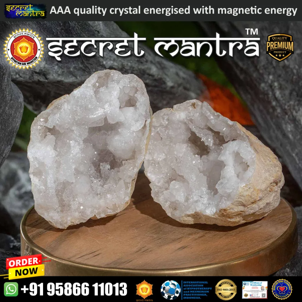 clear quarts geodes