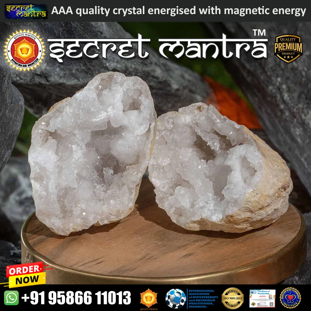 clear quarts geodes