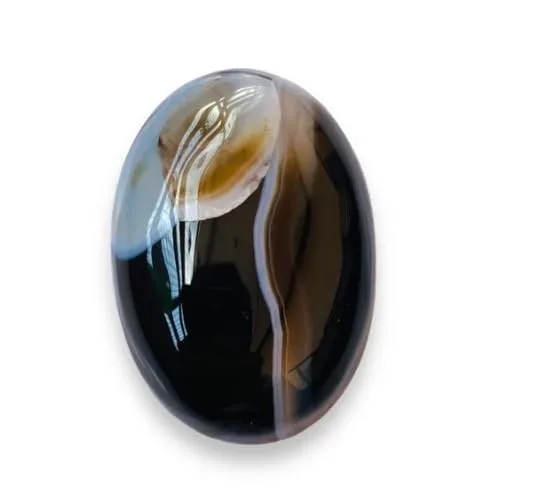 Sulemani Hakik Palm Coin – Protection & Meditation Stone | Secret Mantra - Image 2